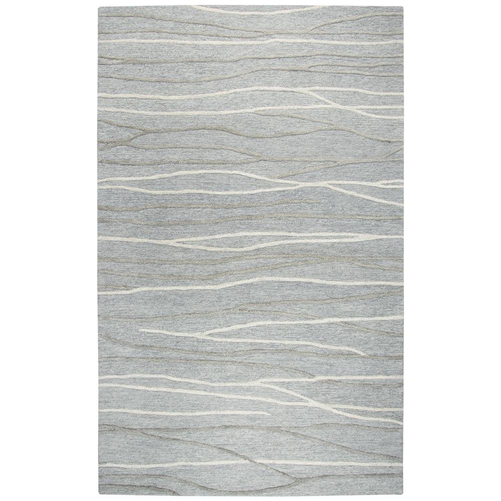 Hand Tufted Cut & Loop Pile Wool Rug, 9' x 12'