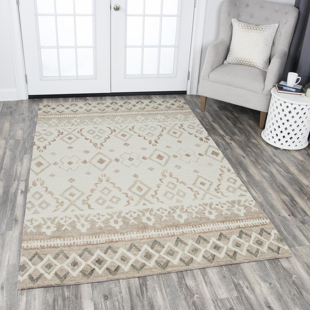 8' x 10' Hand-Tufted Rectangle Rug