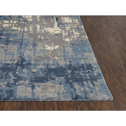Hybrid Cut Pile Wool/ Tencel Rug, 8' x 10'
