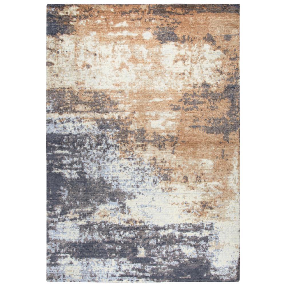 Red Wool Rug with Contemporary Cut Pile Design, 9x12 Feet for Indoor Use