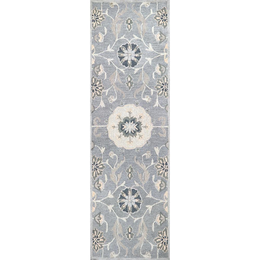 2' x 8' Hand-Tufted Rectangle Runner