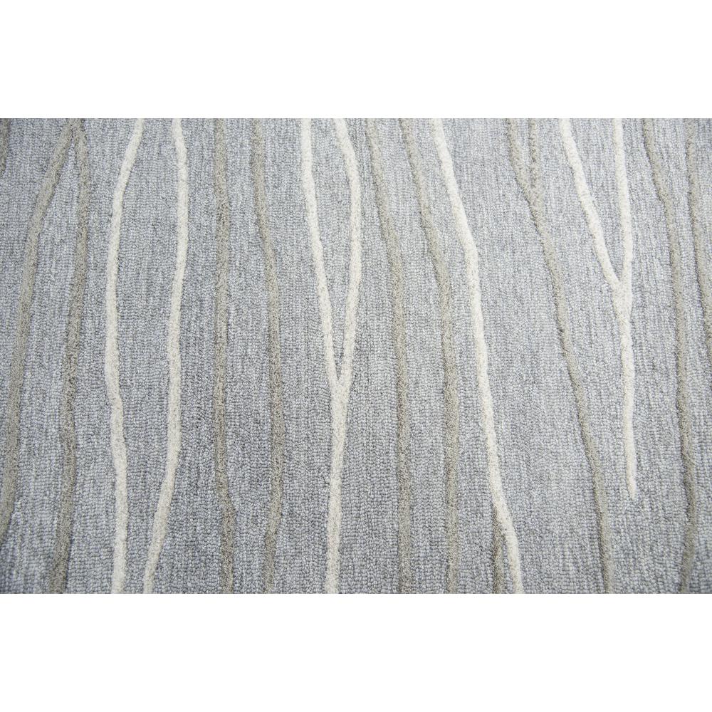 Hand Tufted Cut & Loop Pile Wool Rug, 9' x 12'