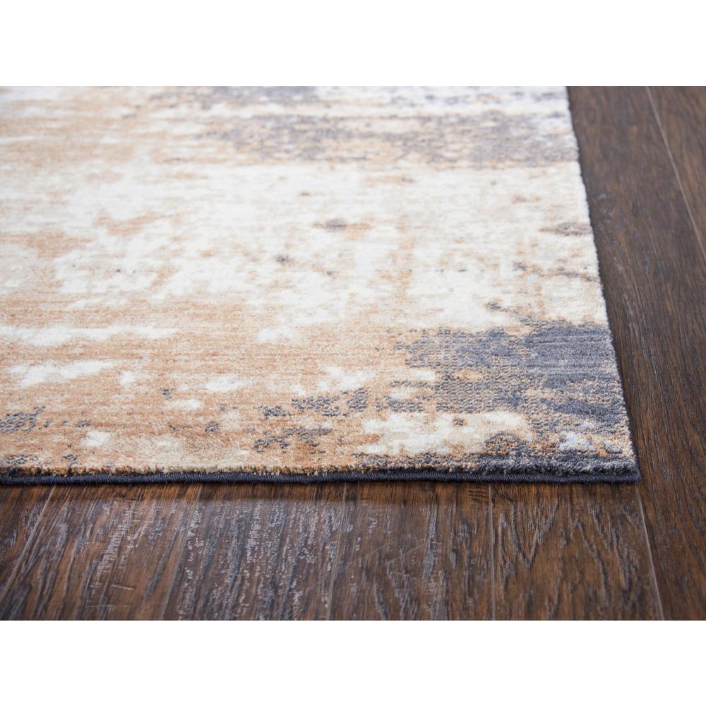 Red Wool Rug with Contemporary Cut Pile Design, 9x12 Feet for Indoor Use