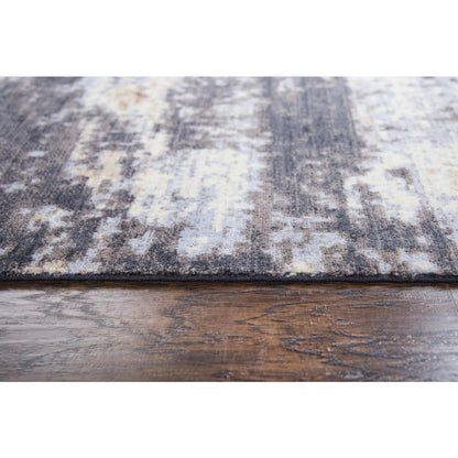 Red Wool Rug with Contemporary Cut Pile Design, 9x12 Feet for Indoor Use