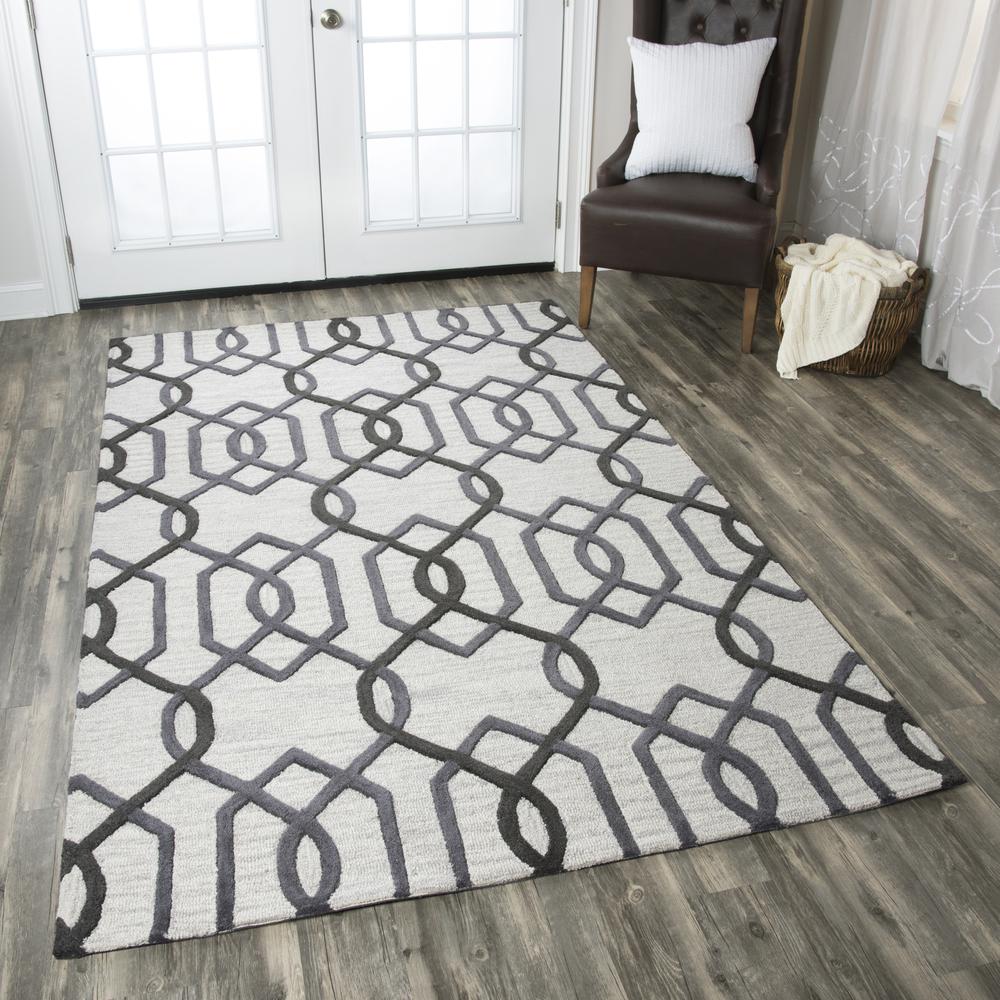 5' x 8' Hand-Tufted Rectangle Rug
