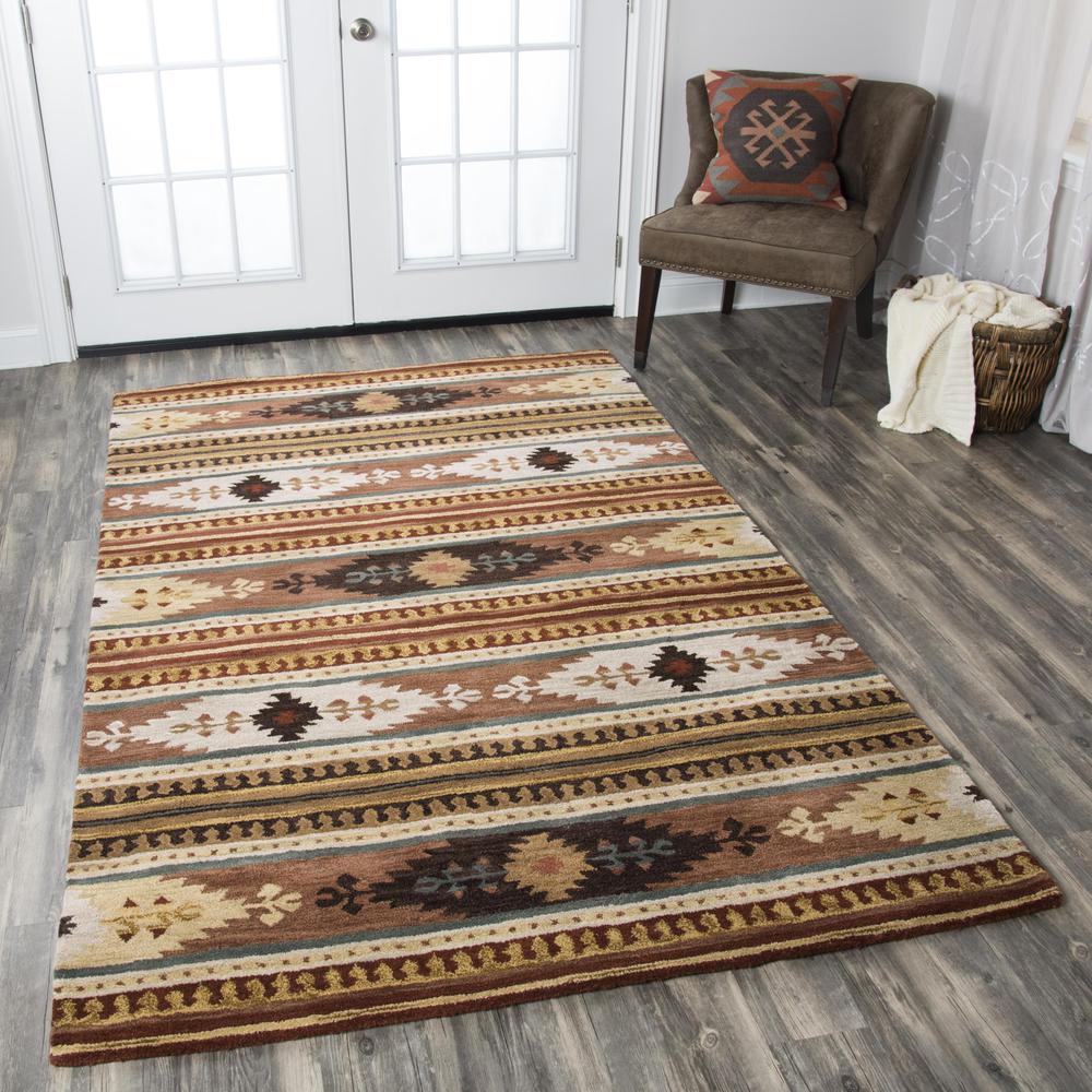 Hand Tufted Cut Pile Wool Rug, 8' x 8'