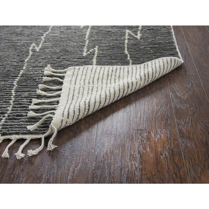 Nile Gray 8'9" x 11'9" Hand-Knotted Rug- NI1004