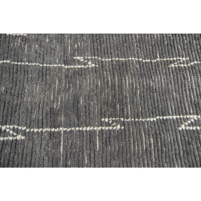 Nile Gray 8'9" x 11'9" Hand-Knotted Rug- NI1004