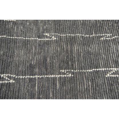Nile Gray 8'9" x 11'9" Hand-Knotted Rug- NI1004