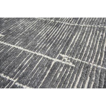 Nile Gray 8'9" x 11'9" Hand-Knotted Rug- NI1004