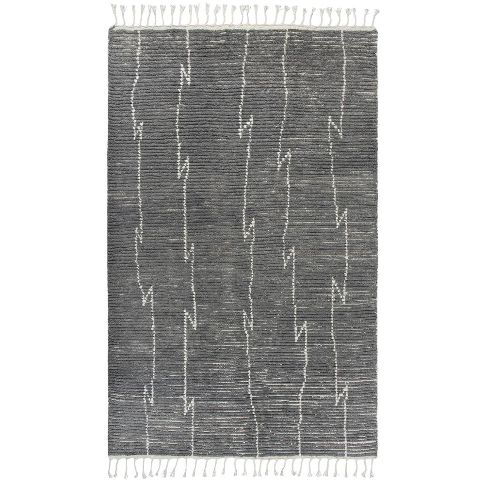Nile Gray 8'9" x 11'9" Hand-Knotted Rug- NI1004