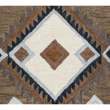 Hand Tufted Cut Pile Wool Rug, 2'6" x 8'