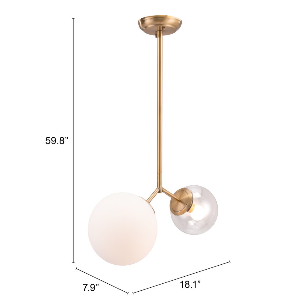Constance Ceiling Lamp Brass