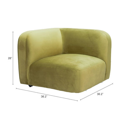 Biak Corner Chair Green
