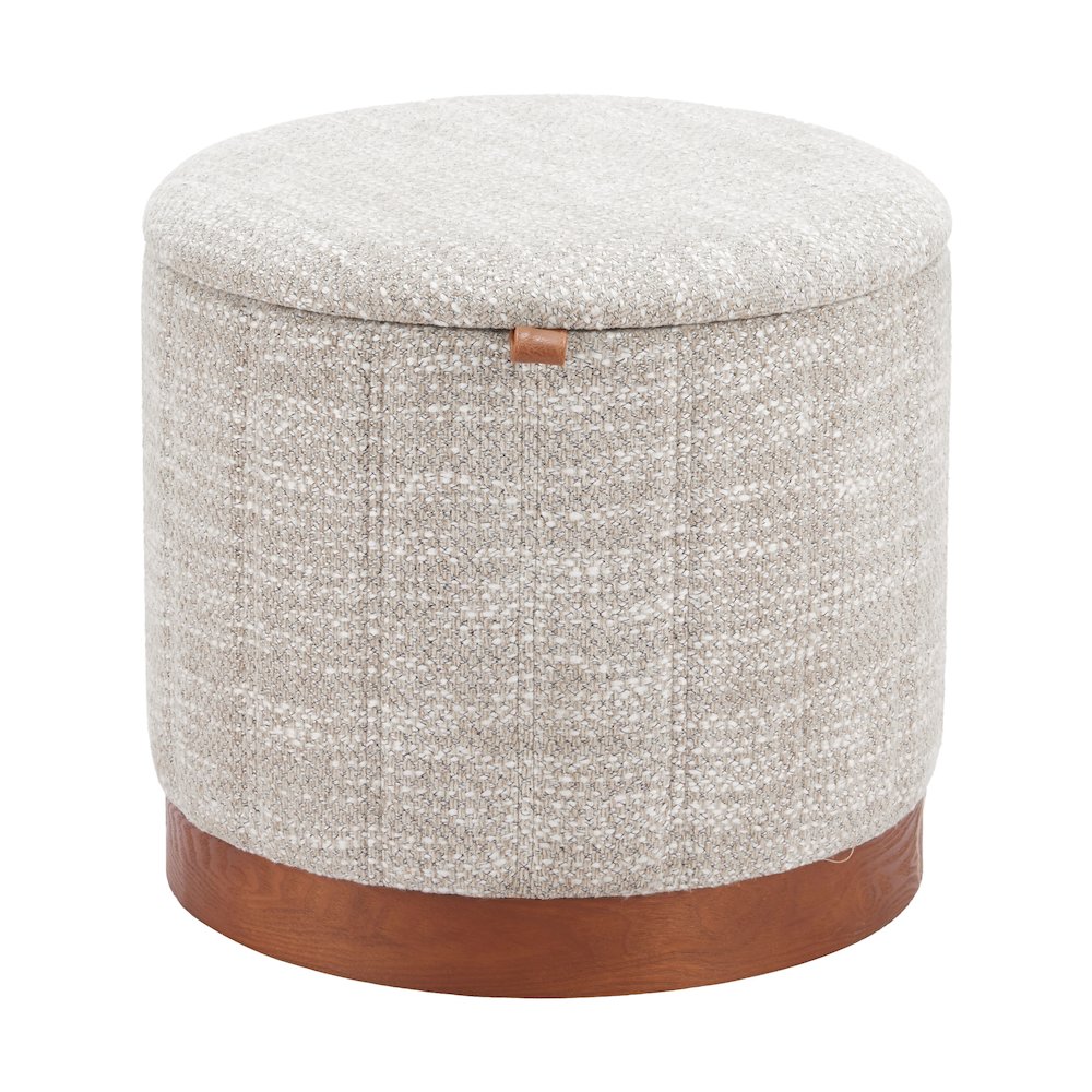 Fije Storage Ottoman Gray