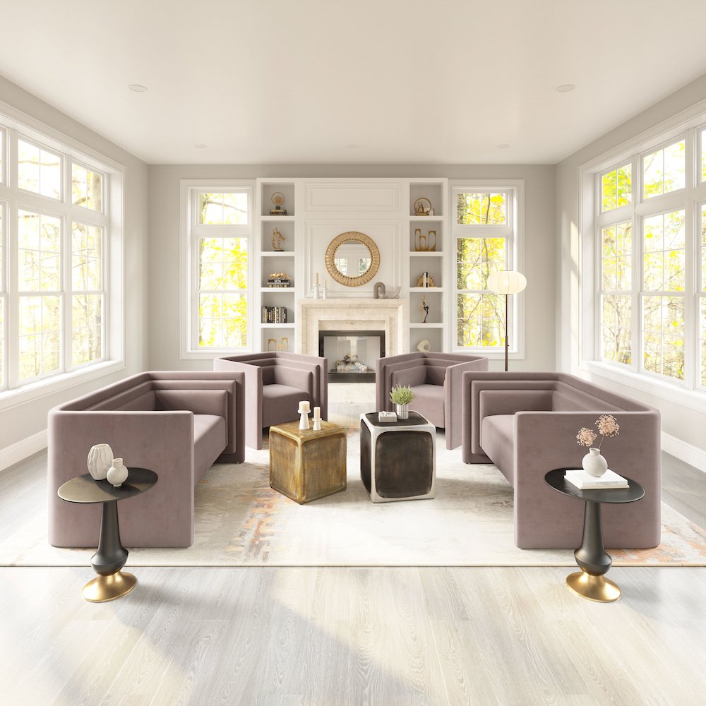 Brics Side Table Set (2-Piece) Multicolor