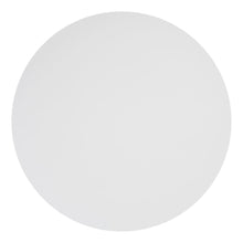 Bistro Table, White & Black, Round MDF Top, Steel Base