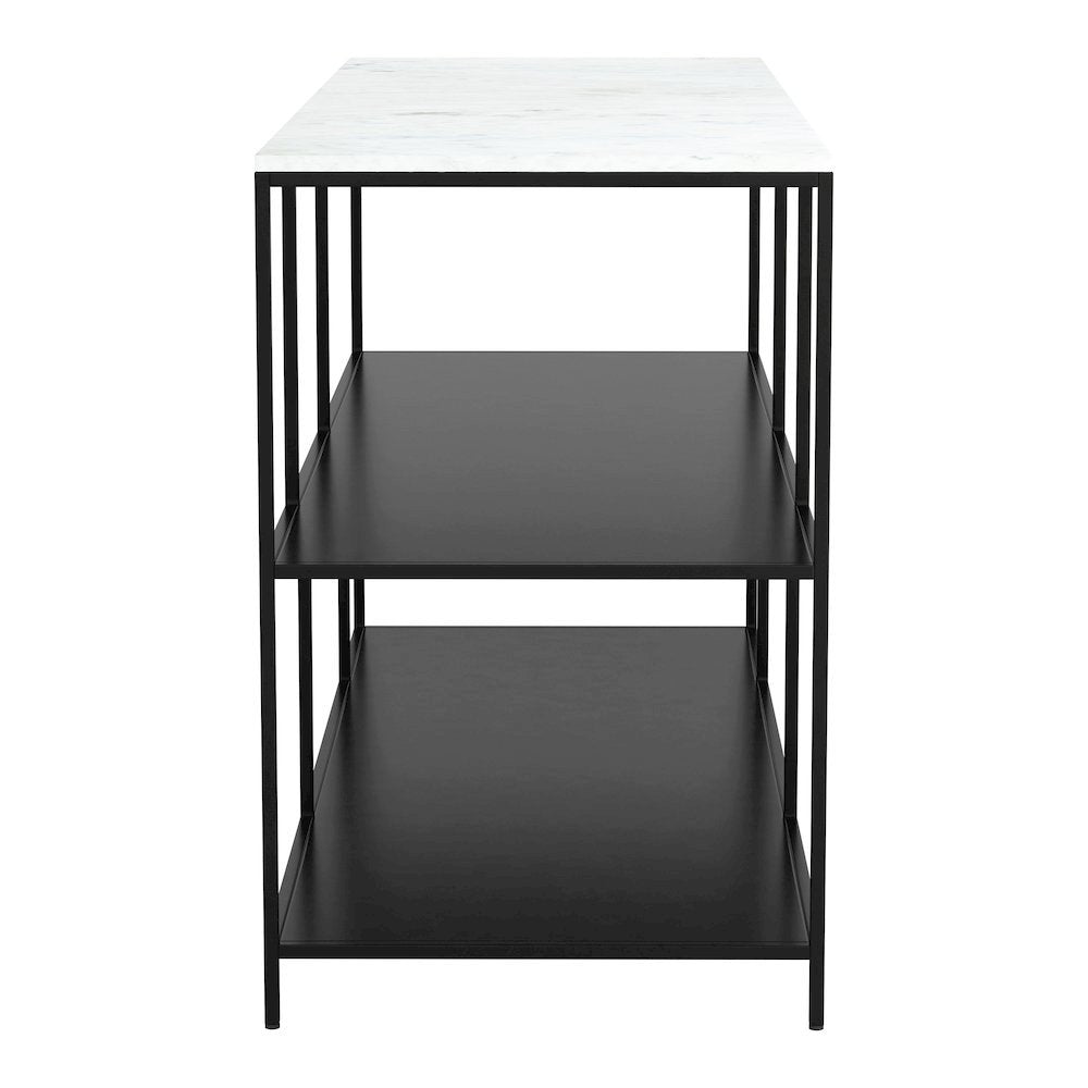 Singularity Console Table White & Black