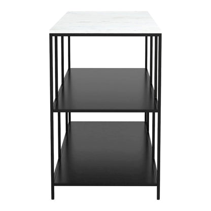 Singularity Console Table White & Black