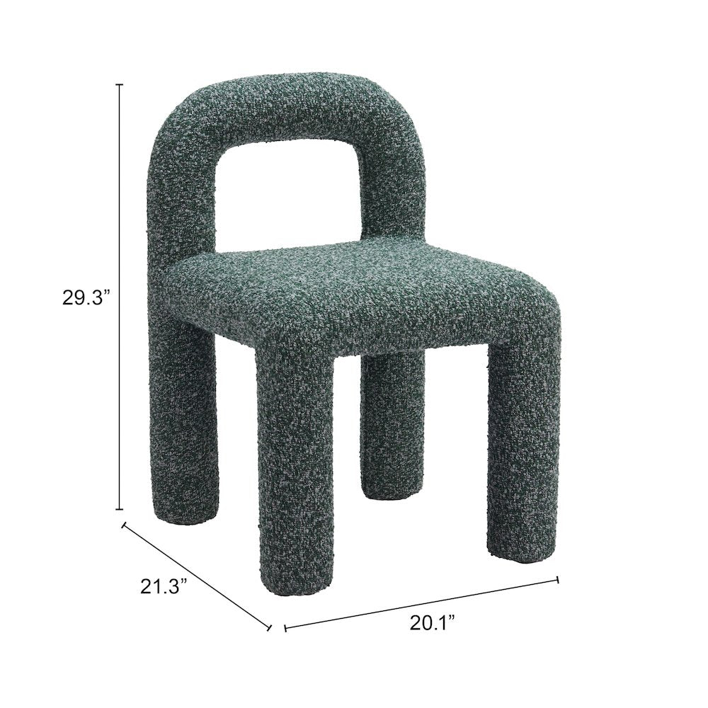 Arum Dining Chair (Set of 2) Snowy Green
