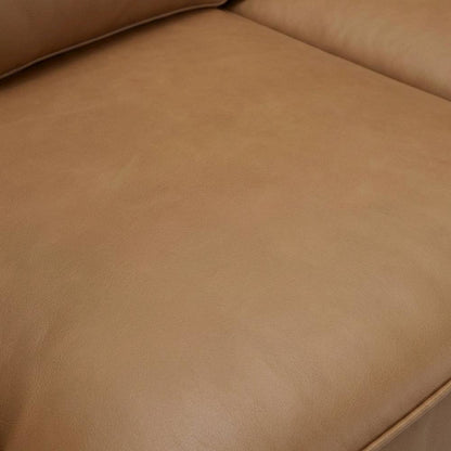 Brown Modern Sofa with Polyester Upholstery and Sturdy Plywood Frame