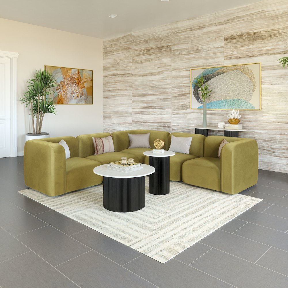Biak Corner Chair Green