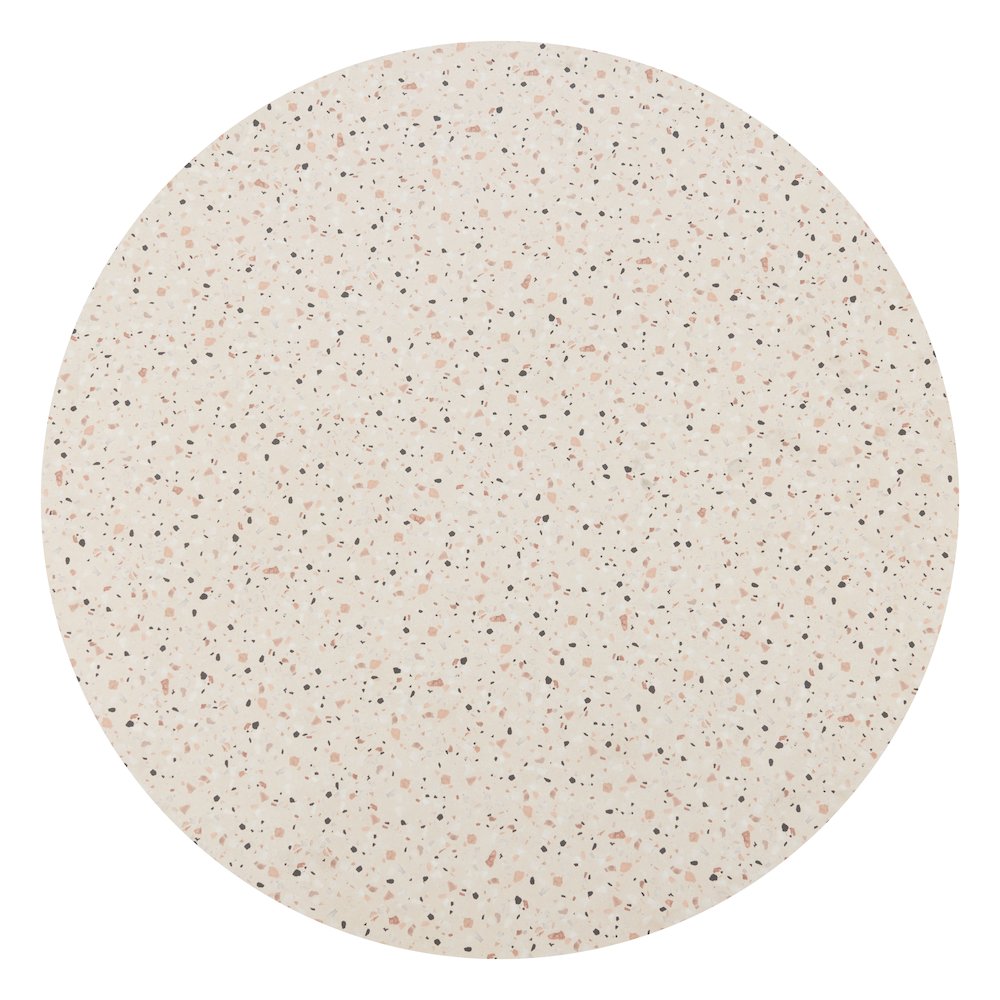Jorf Dining Table Beige & Bronze
