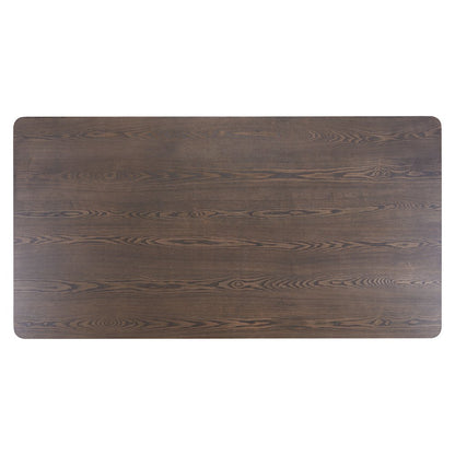 Lisse Rectangular Dining Table Espresso