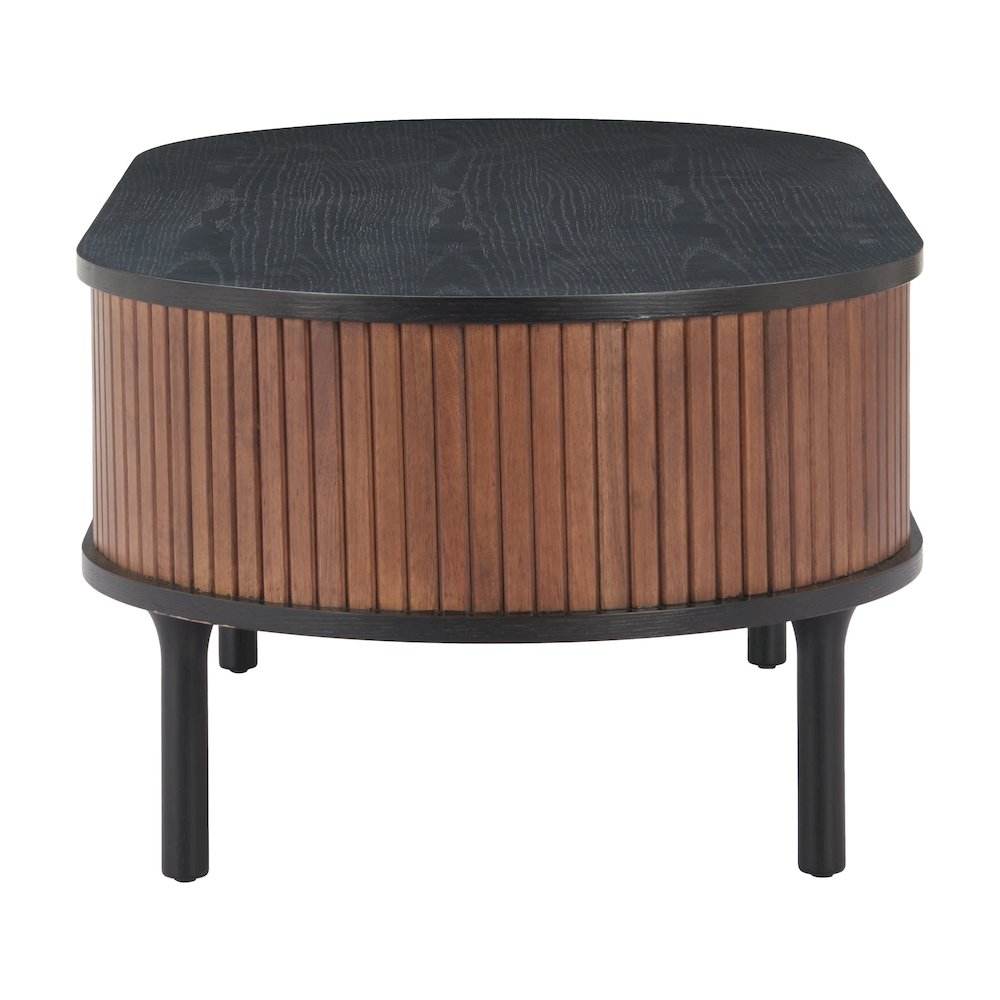 Koriana Coffee Table Black & Walnut