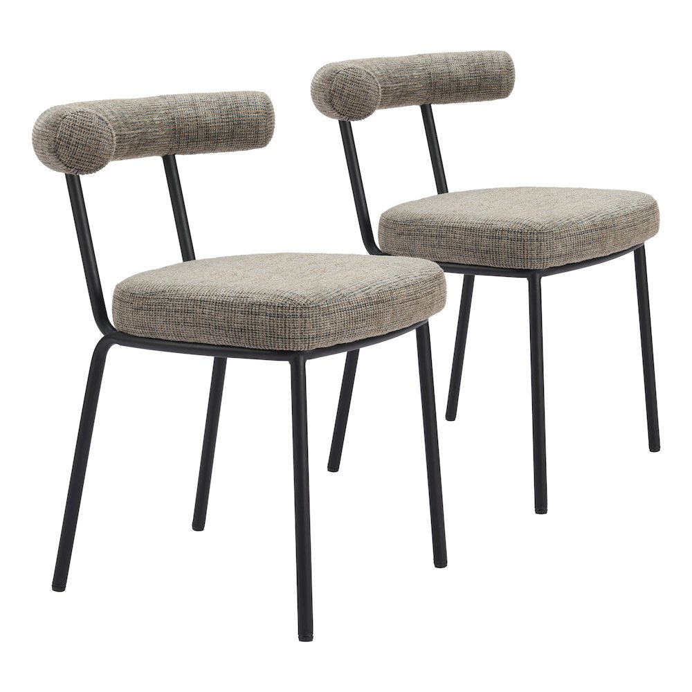 Kede Dining Chair (Set of 2) Green Tweed