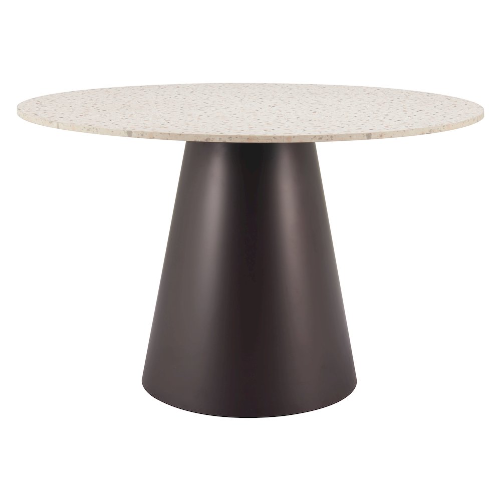 Jorf Dining Table Beige & Bronze