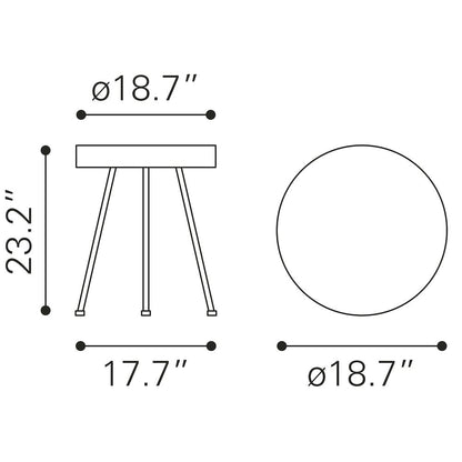 Stuart Side Table Natural