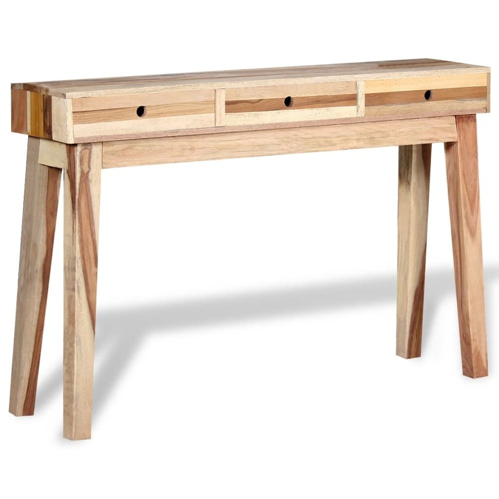 Console Table Beige Reclaimed wood Medium Console Table