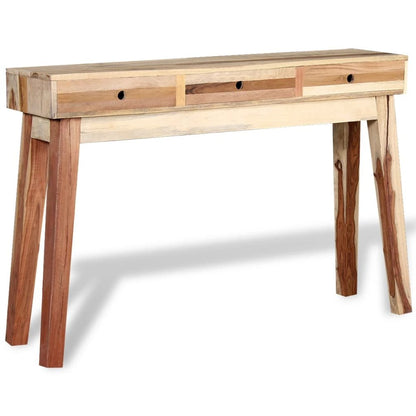 Console Table Beige Reclaimed wood Medium Console Table