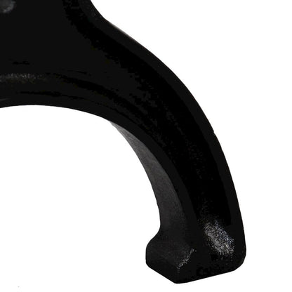 Bench Leg Set of 2 Black Cast iron 14.6 x 16.5 x 9.1 in