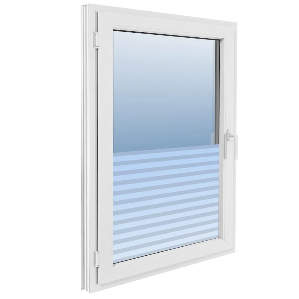 Window Film Frosted PVC 35.4 in x 32.8 ft roll Decorative Inlays