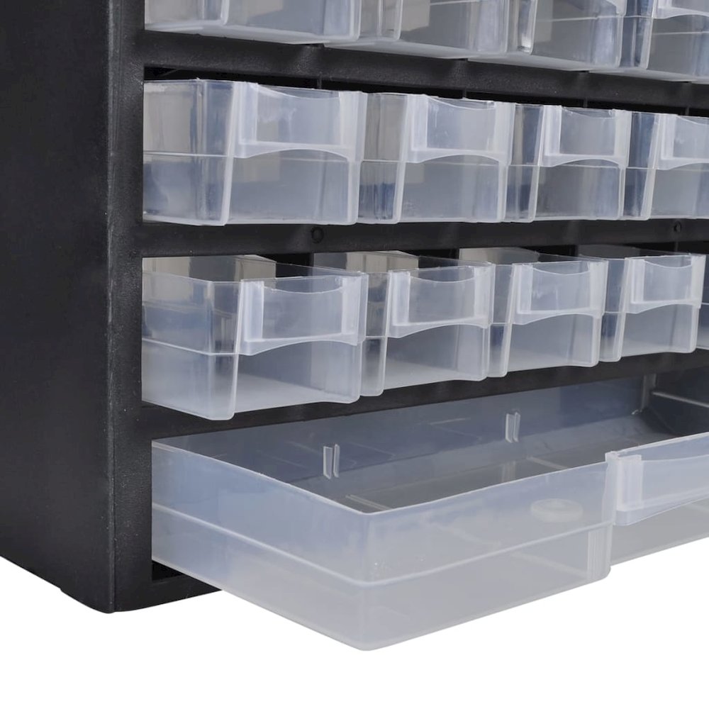vidaXL 41-Drawer Storage Cabinet Tool Box 2 pcs Plastic, 275657