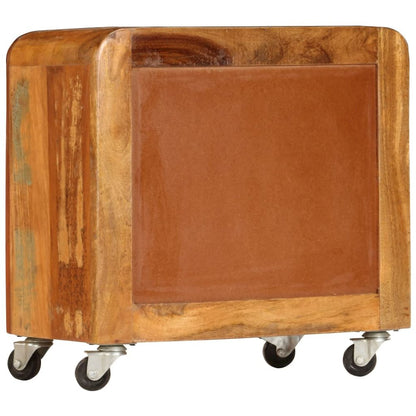 Bedside Cabinet Multicolor Solid reclaimed wood Medium Portable