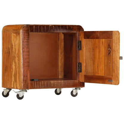 Bedside Cabinet Multicolor Solid reclaimed wood Medium Portable