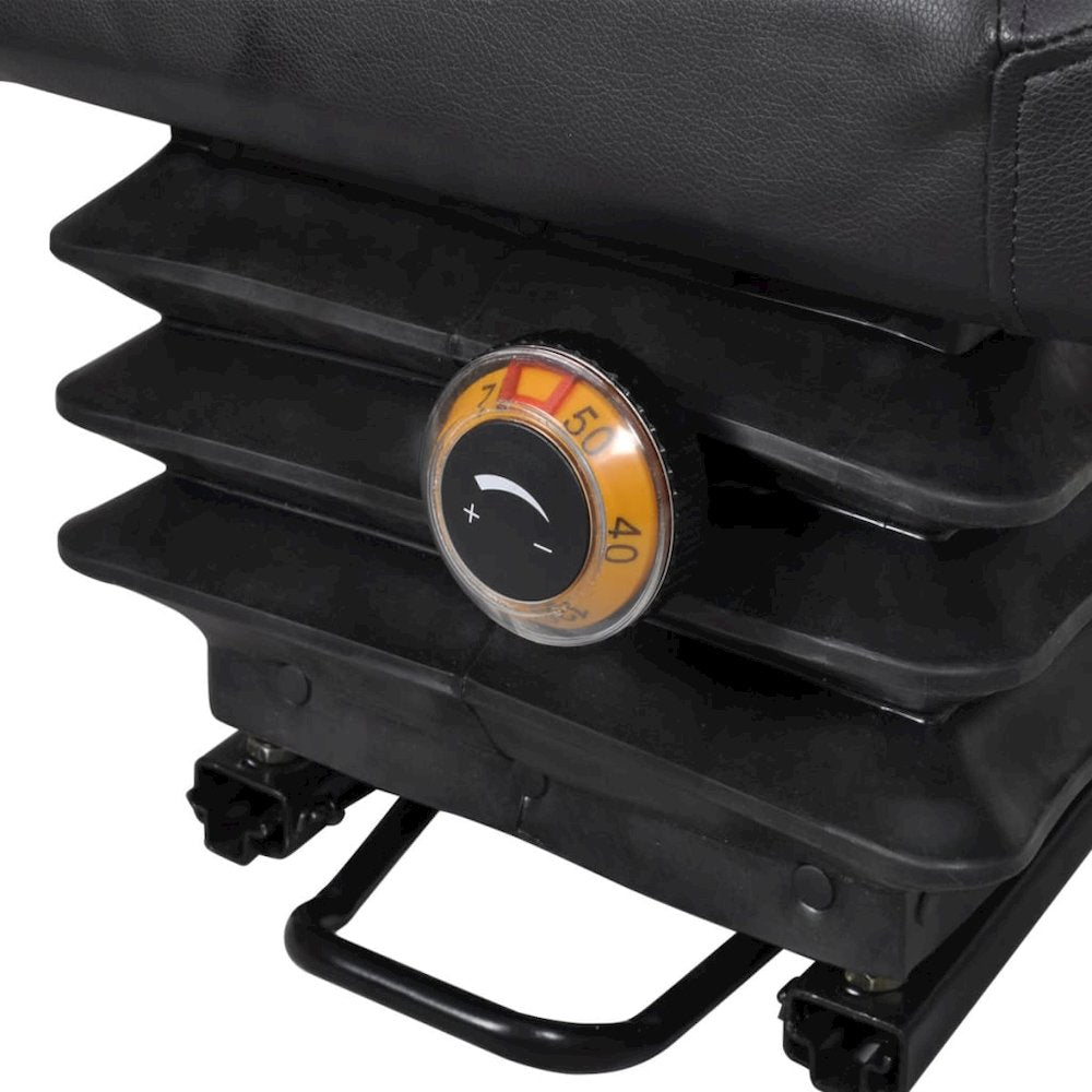 Tractor Seat Black Steel Universal fit for tractors
