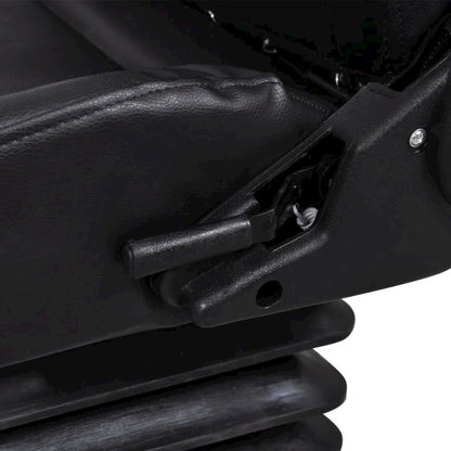 Tractor Seat Black Steel Universal fit for tractors