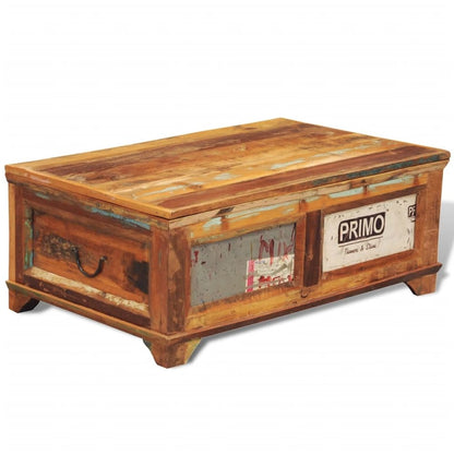 Coffee Table Multicolor Reclaimed wood Medium Rectangular