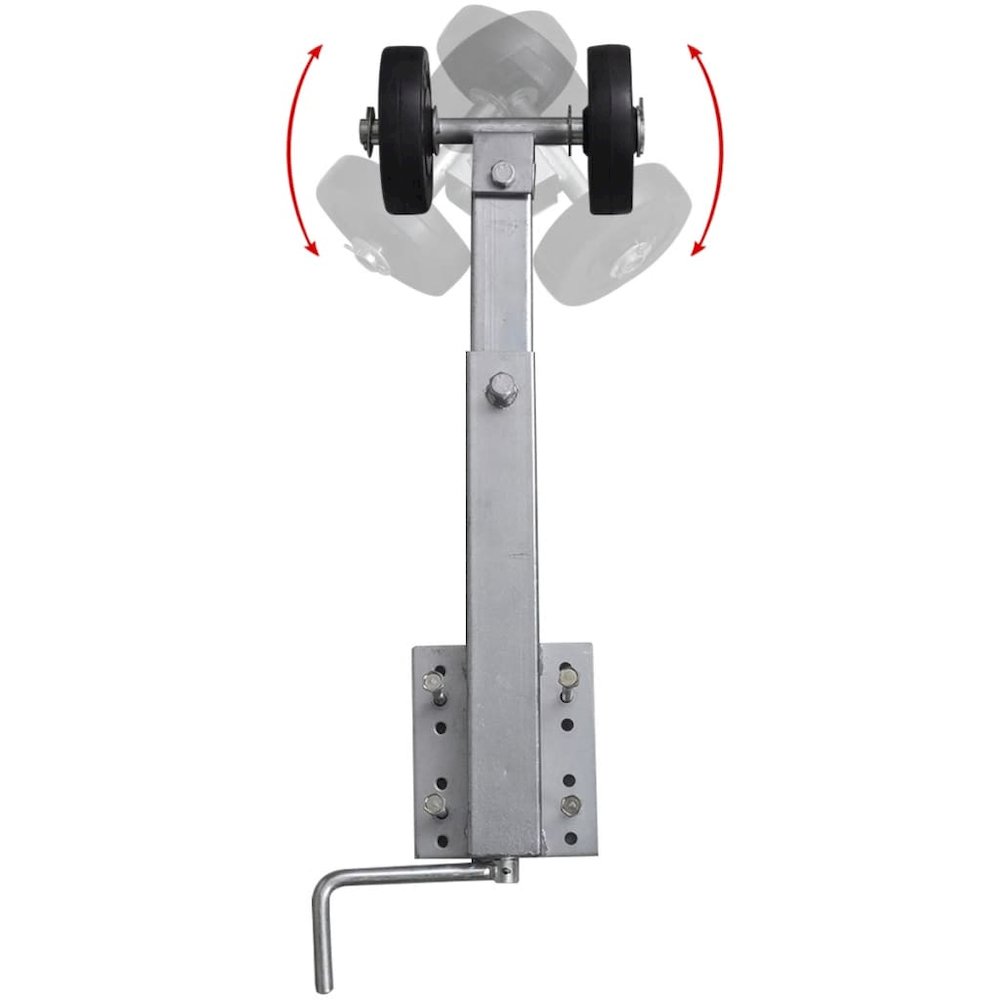 vidaXL Boat Trailer Double Roller Bow Support Set of 2 2' - 3', 141553