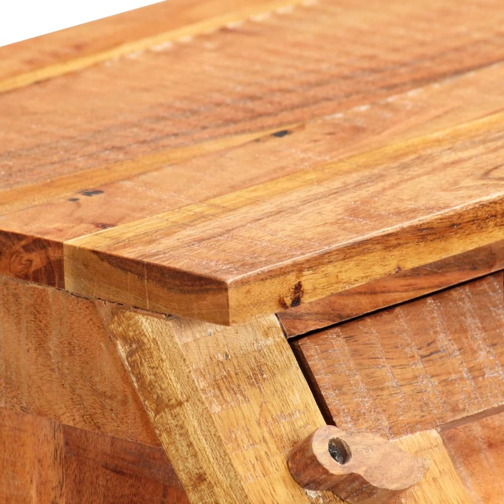 Writing Desk 17.8"x15.7"x42.1" Solid Acacia Wood