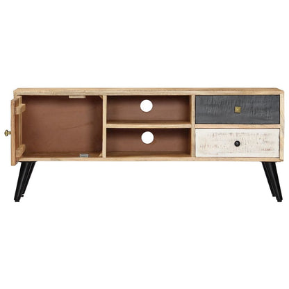 Tv Cabinet Natural Wood Solid Mango Wood Standard TV Cabinet
