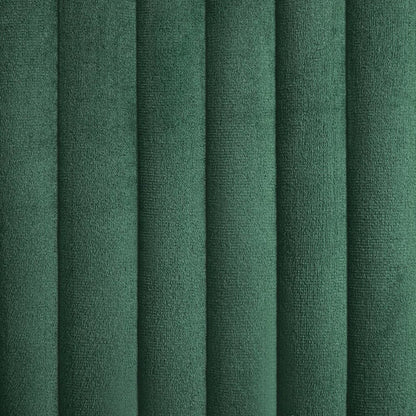 Dining Chair Set of 6 Green Velvet, Powder-Coated Steel Standard