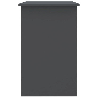 vidaXL Desk Gray 39.4"x19.7"x29.9" Chipboard, 801082