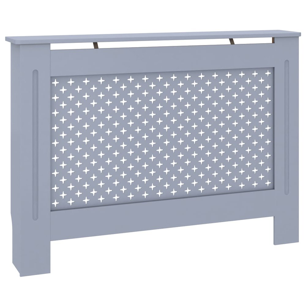 vidaXL Radiator Cover Anthracite 44.1"x17.5"x31.9" MDF, 288191