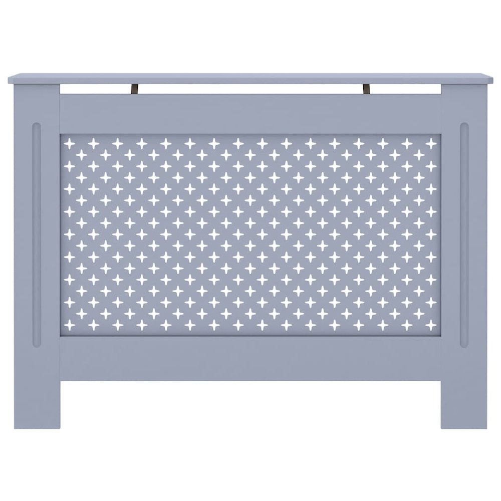vidaXL Radiator Cover Anthracite 44.1"x17.5"x31.9" MDF, 288191