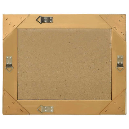Wall Mirror Gold Wood, glass, engineered wood 19.7 x 15.7 in